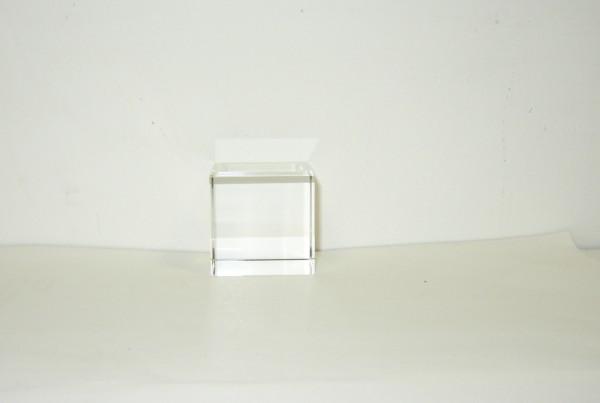 Optical Glass Cube 8 cm